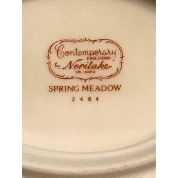 Noritake Spring Meadow Gravy Boat w/Attached Underplate - Picture 5 of 5